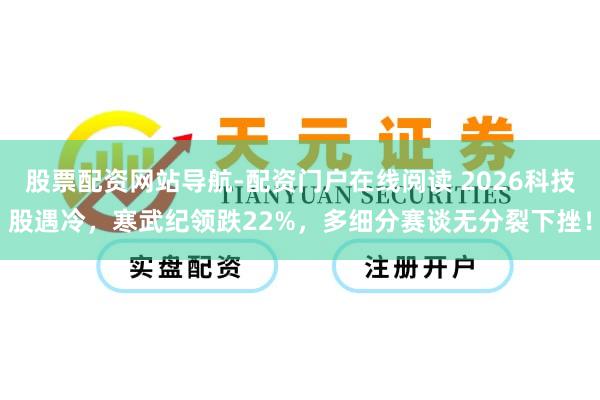股票配资网站导航-配资门户在线阅读 2026科技股遇冷，寒武纪领跌22%，多细分赛谈无分裂下挫！
